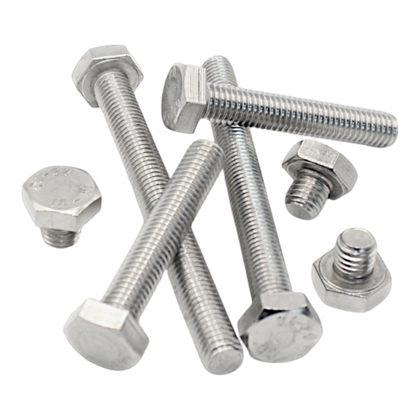 M8 Sechskantschrauben | Maschinenschrauben DIN 933 | ISO 4017 Vollgewinde Edelstahl A2 rostfrei