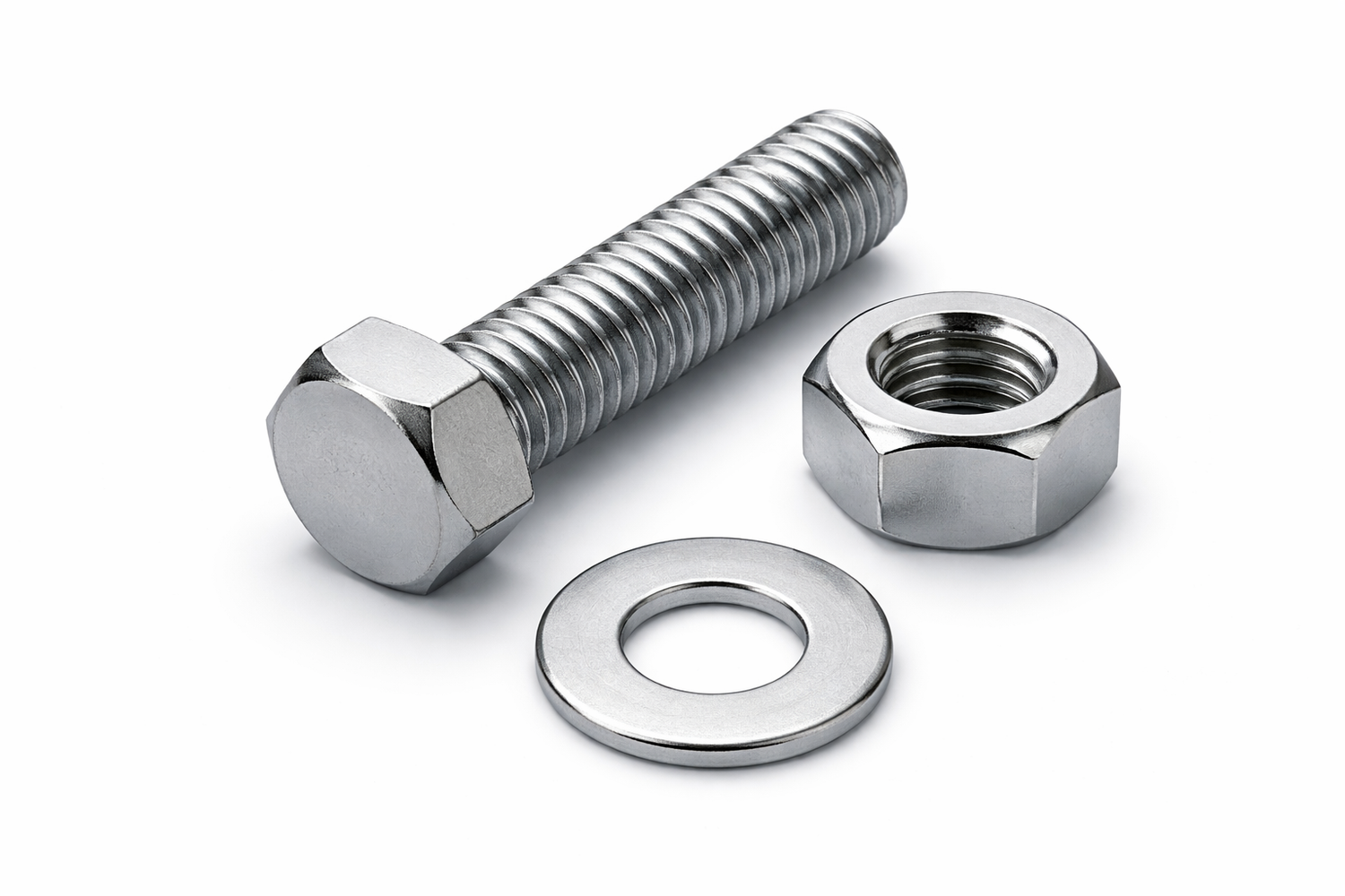 Komplettsets: Schrauben+Muttern+Scheiben