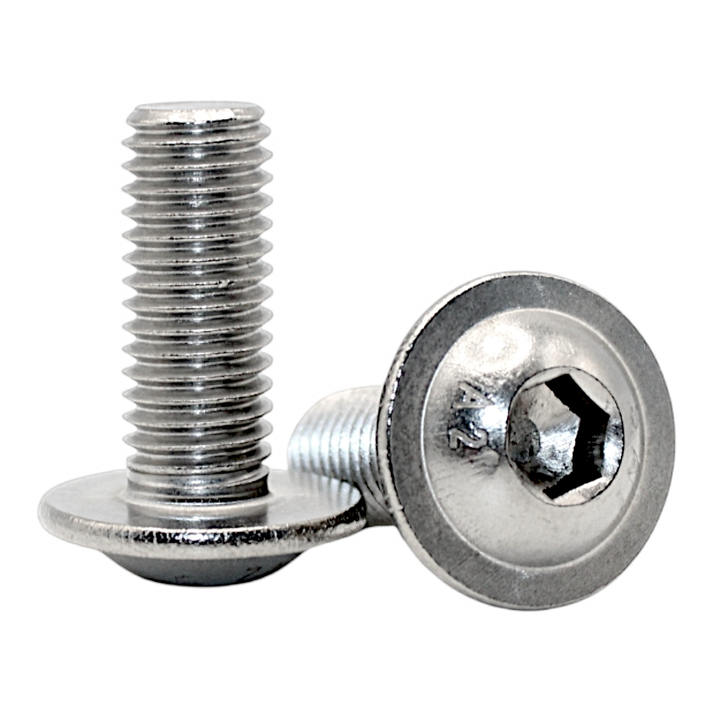 Linsenschrauben ISO 7380-2 Edelstahl VA ISK Flansch Flanschschrauben 304ciL2 E - Foto 6