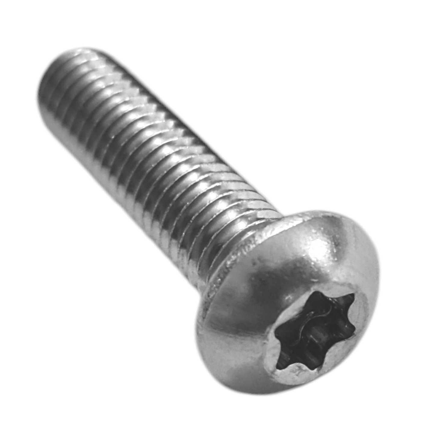 M4 Flachkopfschrauben | Linsenkopfschrauben ISO 7380-1 mit Torx/TX-Antrieb Vollgewinde Edelstahl A2/V2A