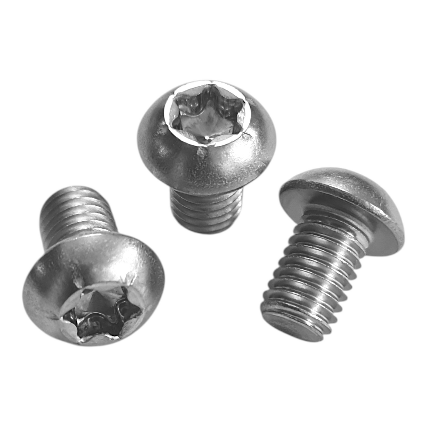 M4 Flachkopfschrauben | Linsenkopfschrauben ISO 7380-1 mit Torx/TX-Antrieb Vollgewinde Edelstahl A2/V2A