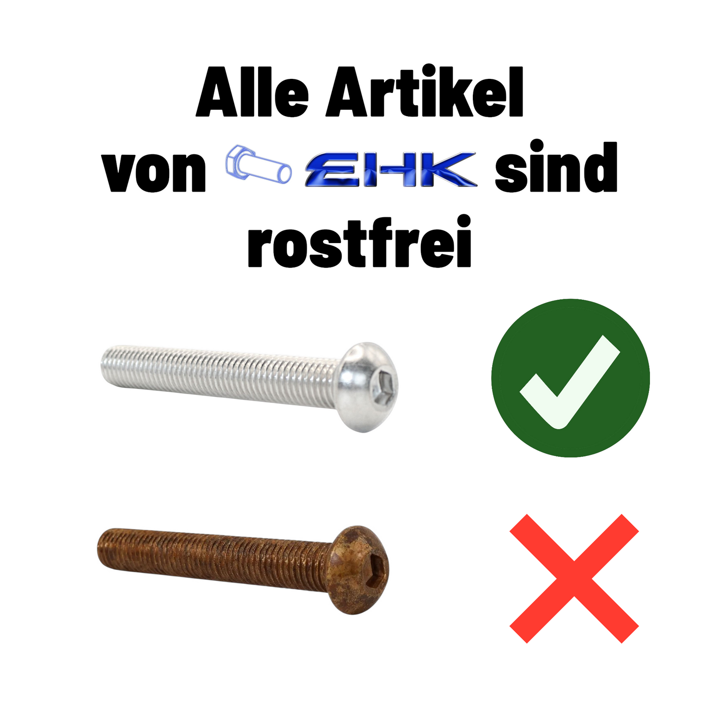 M3 Flachkopfschrauben | Linsenkopfschrauben ISO 7380-1 Innensechskant Vollgewinde Edelstahl A2/V2A